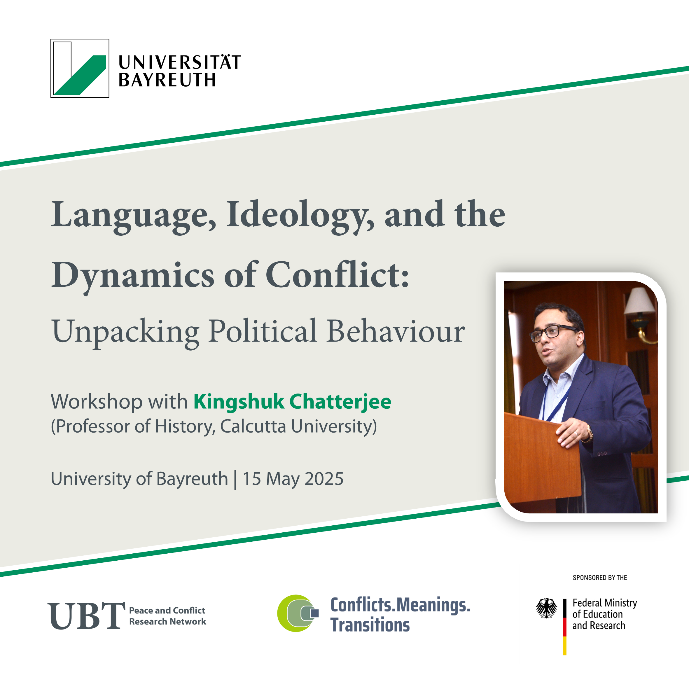 Sharepic of the workshop „Language, Ideology, and the Dynamics of Conflict“